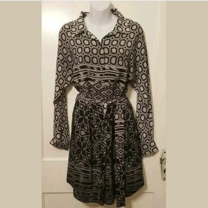 Charlie Jade Silk Dress Medium Anrhropologie